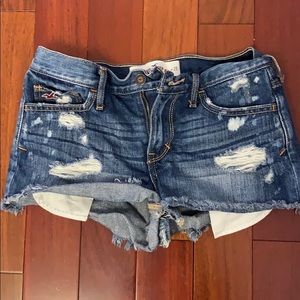 Hollister Dark Denim Shorts